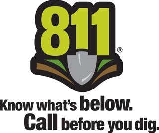 811 Know What's Below. Call Before You Dig.